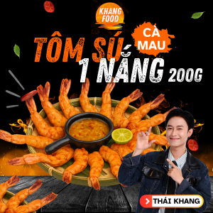 Tôm Sú 1 Nắng Cà Mau Khang Food