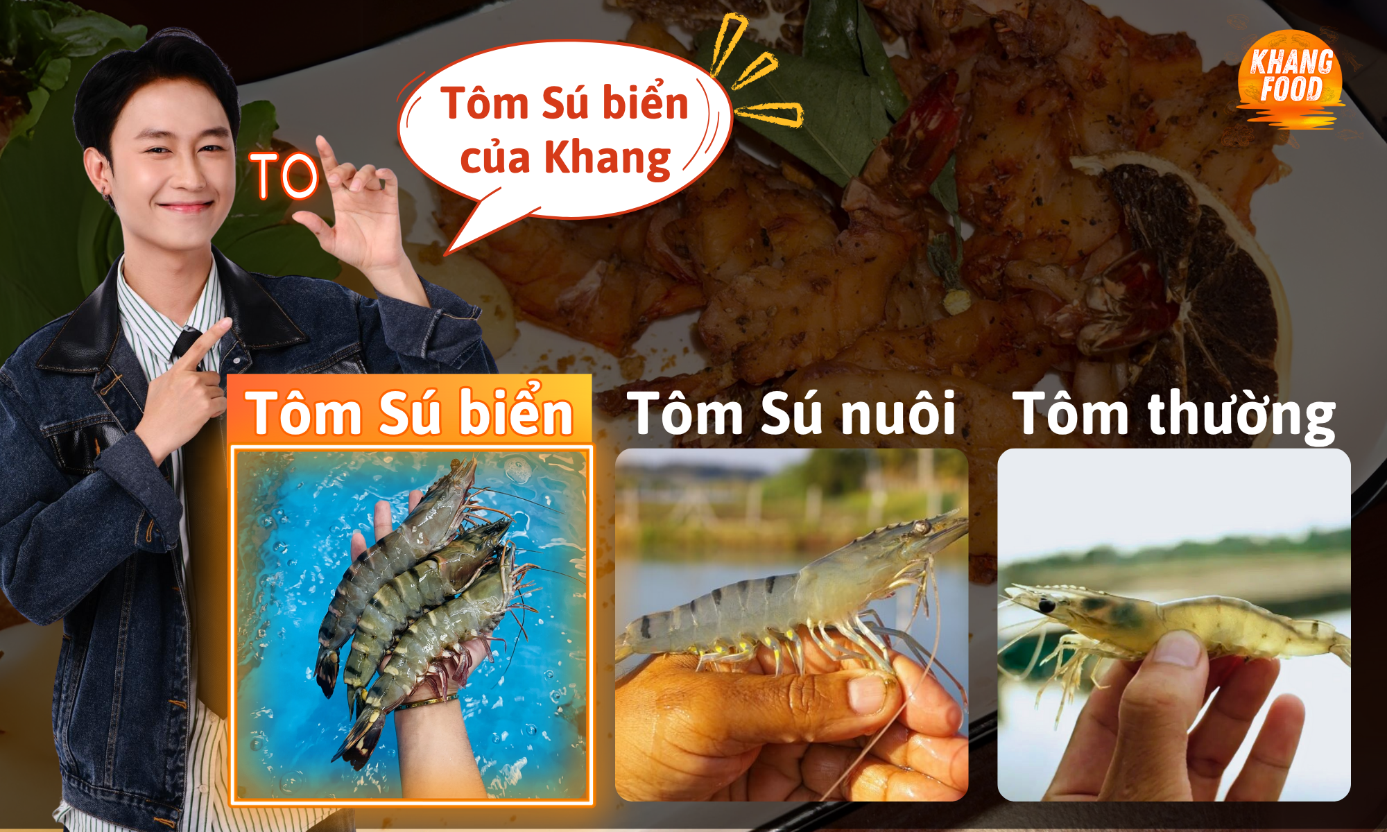 Sự khác biệt giữa tôm sú Cà Mau và tôm thường